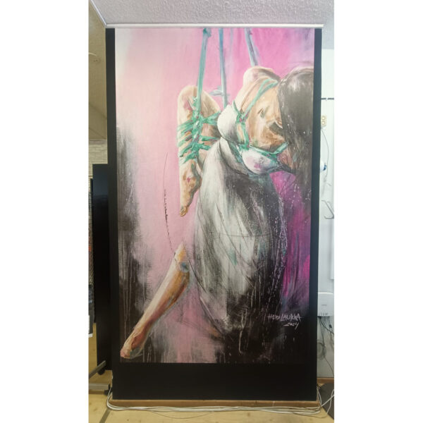 Tapetti taidekuvalla