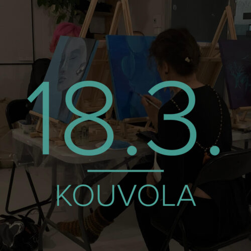 Paint & Wine ke 18.3.2026 klo 18.00 KOUVOLA - Nautinnon sävyt