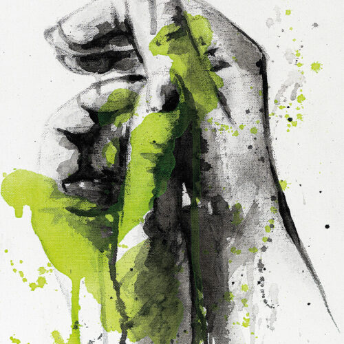 Taidepostikortti A6 "Kevään ensikosketus"