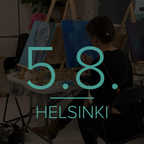 Paint & Wine ke 5.8.2026 klo 18.00 HELSINKI - Hekuma